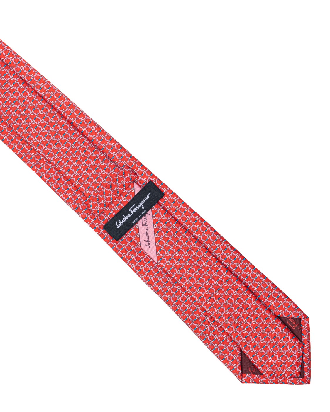 shop SALVATORE FERRAGAMO  Cravatta: Salvatore Ferragamo cravatta in seta con stampa Gancini rivisitata in chiave arborea con foglie e gemme.
Composizione: 100% seta.
Made in Italy.. 350300 4MITO-004732148 number 6950034